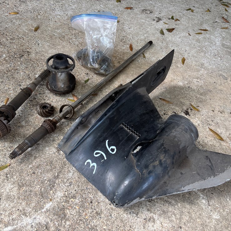 #396 • FOOT AND PARTS FOR 2008 225 MERCURY OPTIMAX LONG SHAFT