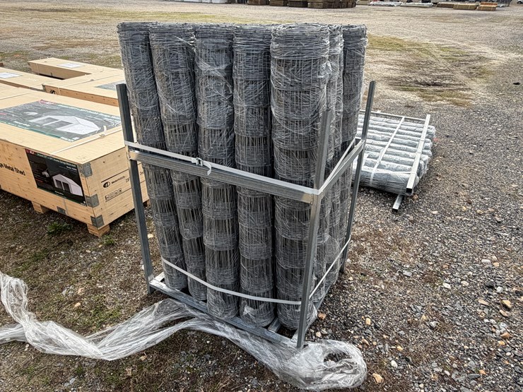 #8651-•-2025-unused-hot-dip-galvanized-field-fence-image-3