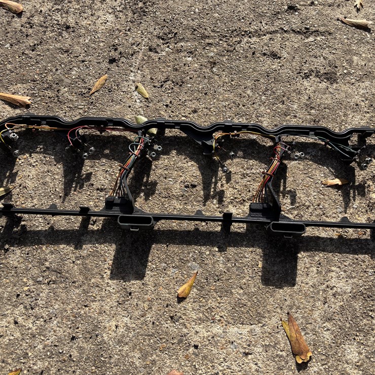 #398 • CUMMINS VALVE COVER GASKET WITH WIRING HARNESS FOR INJECTORS