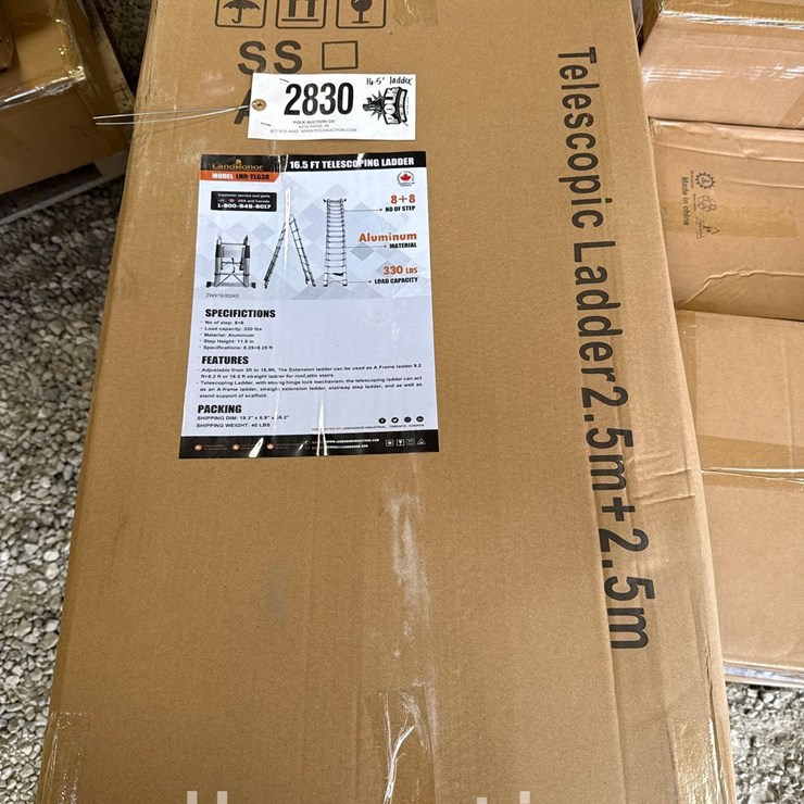 2830 - TELESCOPING LADDER - 16.5'