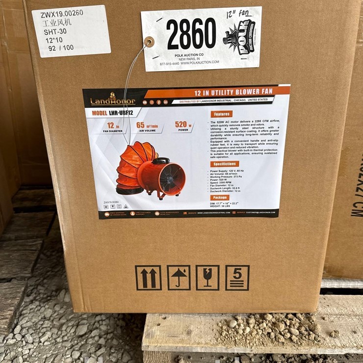 2860 - 12" UTILITY BLOWER FAN