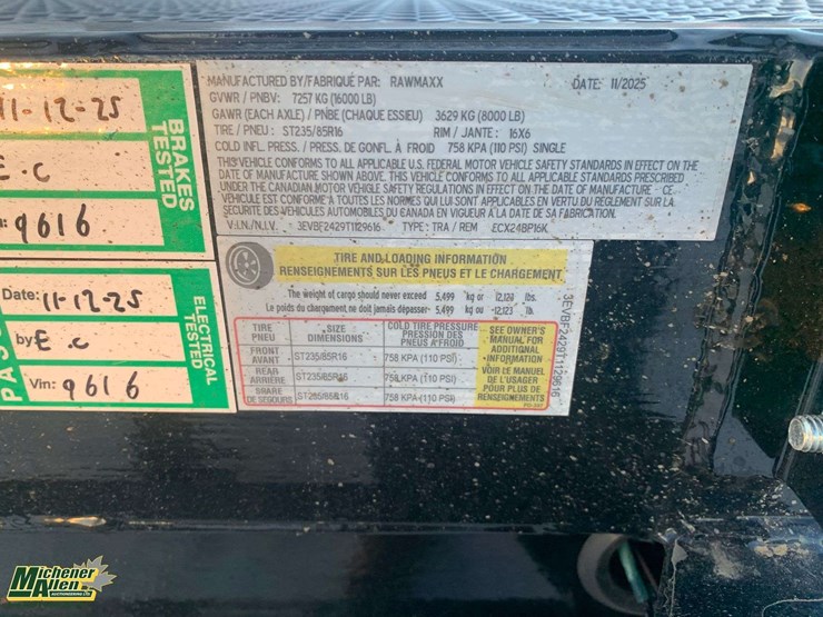 2026-rawmaxx-ecx24bp16k-t/a-24ft-ball-hitch-equipment-trailer-image-6