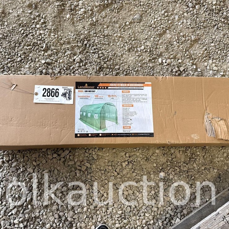 2866 - 15' x 7' x 7' WALK IN GREEN HOUSE