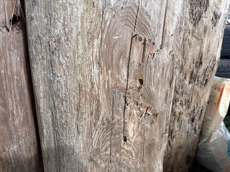 #382-•-lot-of-4-15+-ft-antique-reclaimed-cypress-beams-image-12