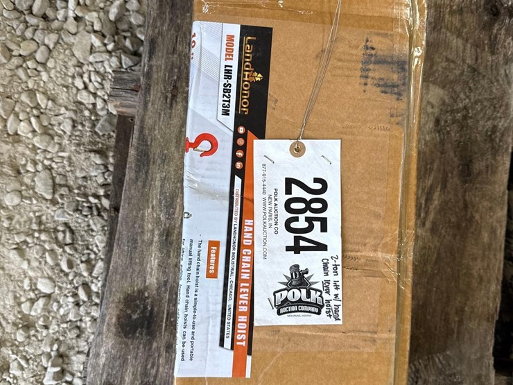 2854---2-ton-lift-w/-hand-chain-lever-hoist-image-2