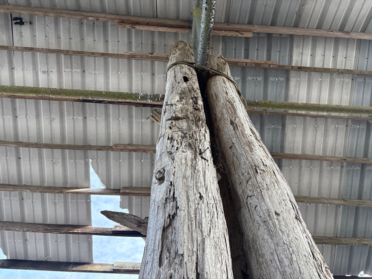 #382-•-lot-of-4-15+-ft-antique-reclaimed-cypress-beams-image-14