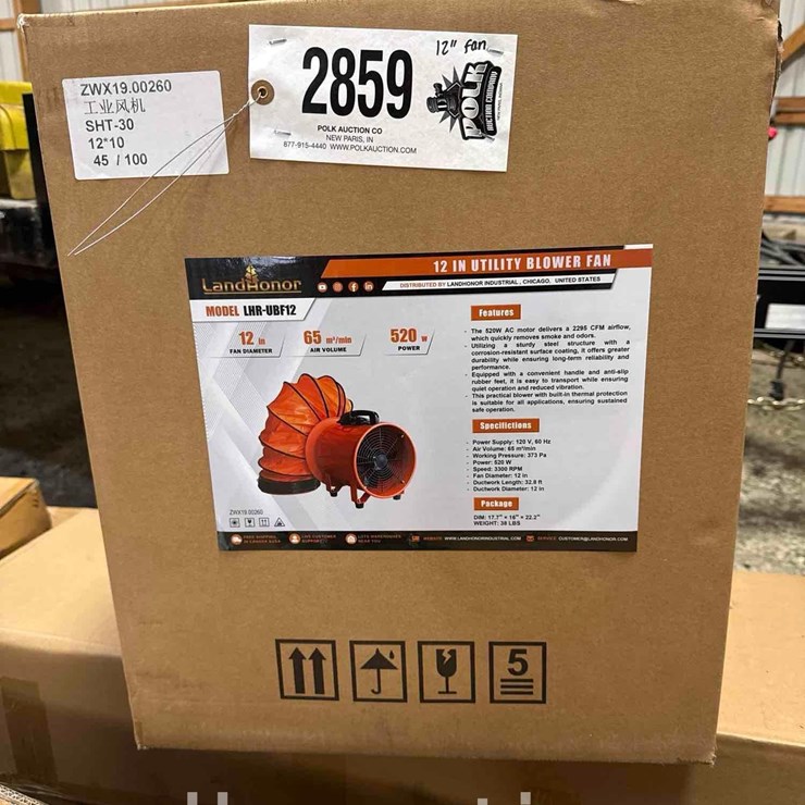 2859 - 12" UTILITY BLOWER FAN