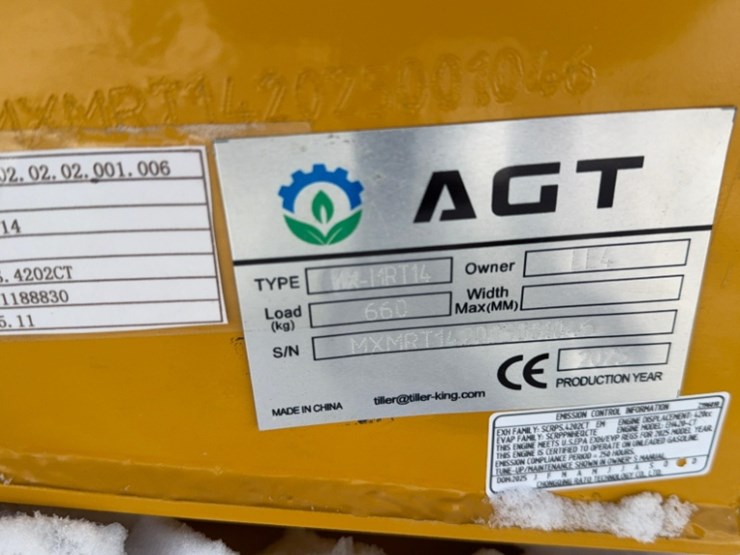 new-unused-2025-agt-model-mx-mrt14-mini-skid-steer,-13.5-hp-gas-engine,-aux.-hyd,-40"-bucket-image-7