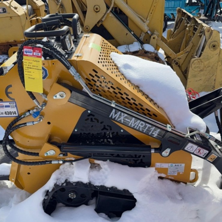 New Unused 2025 AGT Model MX-MRT14 Mini Skid Steer, 13.5 Hp Gas Engine, Aux. Hyd, 40" Bucket