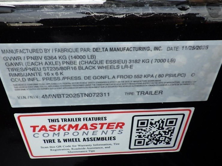 2026-delta-7'x20'-t/a-tilt-deck-trailer-image-20