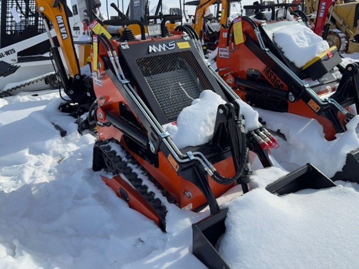 new-unused-2025-mms-36c-mini-skid-steer-13.5hp-gas-engine,-aux.-hydraulics,-gp-bucket,-sn:36cj251239-image-2