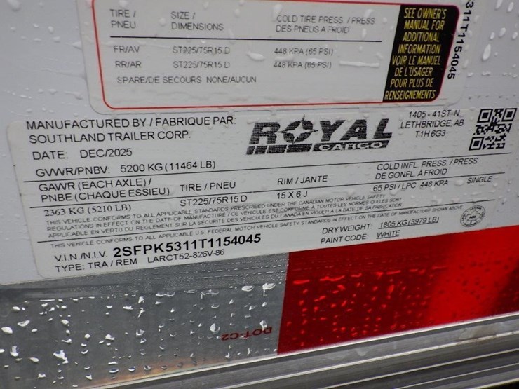 2026-royal-larct52-826v-86-t/a-enclosed-trailer-image-17