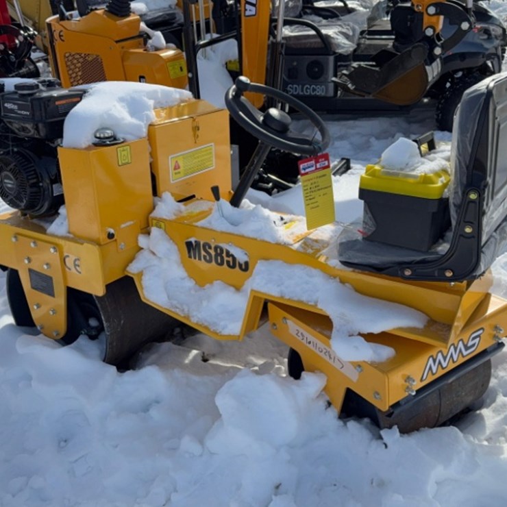 New Unused 2025 MMS MS850 Mini Roller 13.5hp Gas Engine - SN#YH- YLJ850J2511324