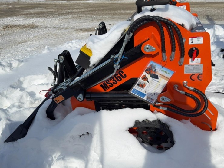 unused-2025-mms-36c-mini-skid-steer-13.5hp-gas-engine,-aux.-hydraulics,-gp-bucket,-sn#-36cj251241-image-4