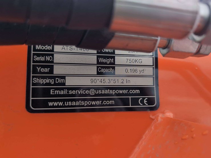 ats-power-mini-skid-steer-loader-23-hp---ats-t460-(orange)-throttle-control-damaged-see-pictures-image-11