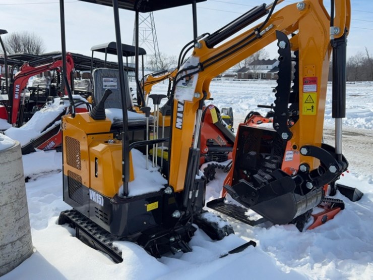 new-unused-2025-miva-15-mini-excavator,-13.5hp-gas-engine,-pilot-controls,-sn#---1522512110-image-3