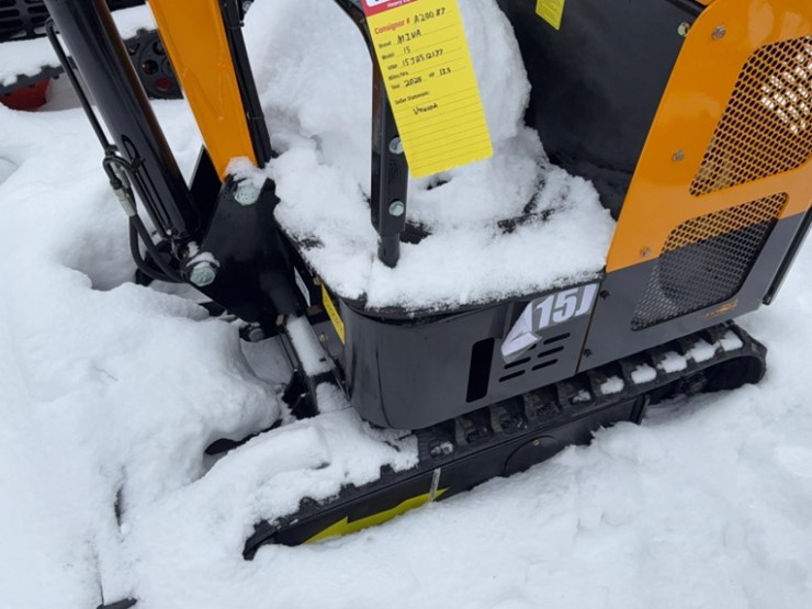 unused-2025-miva-model-15-mini-excavator-13.5hp-gas-engine,-pilot-controls,-blade--sn#15j2512137-image-5