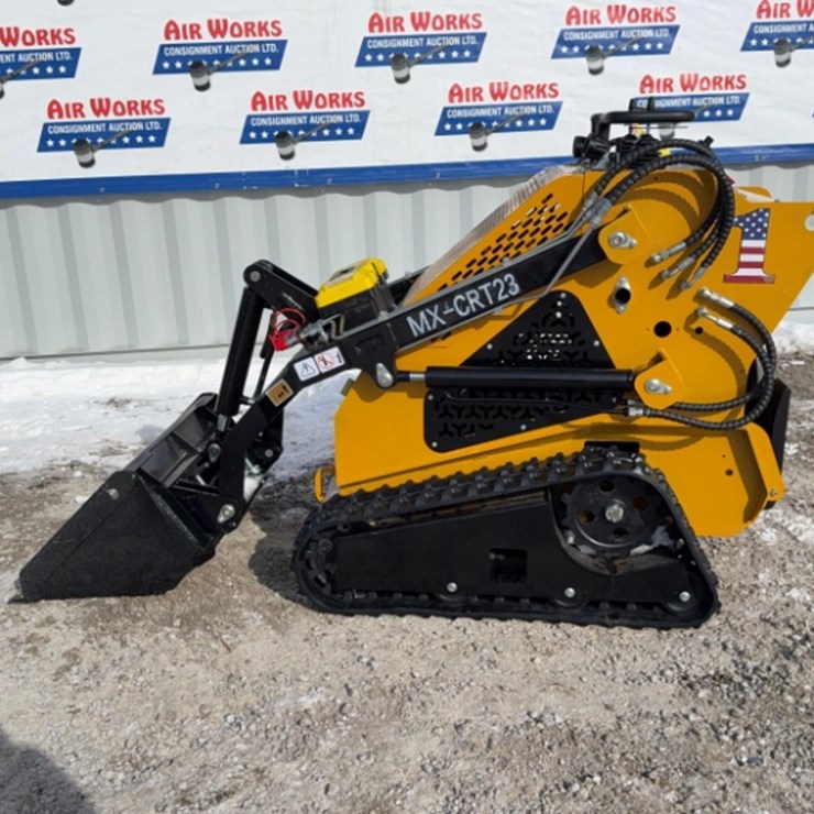 Unused 2025 AGT Model MX-CRT23 Mini Skid Steer, 23 Hp Gas Engine, SN# MXCRT232025100752