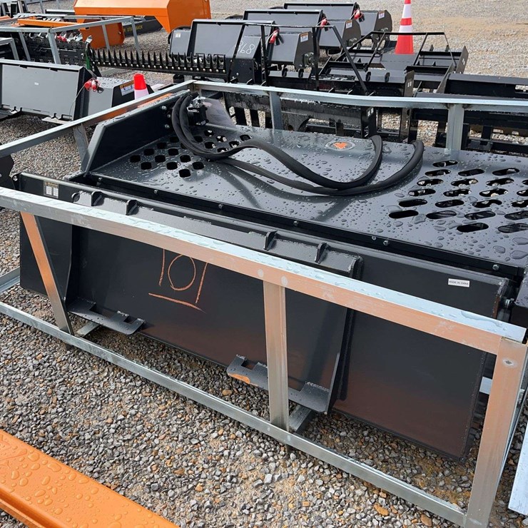 Unused Skid Steer Rock Rake Attachment