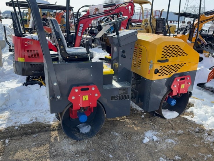 new-unused-2025-mms-model-1000-vibratory-roller,-15hp-gas-engine,-orops,-sn#-yh-ylj100022511332-image-1