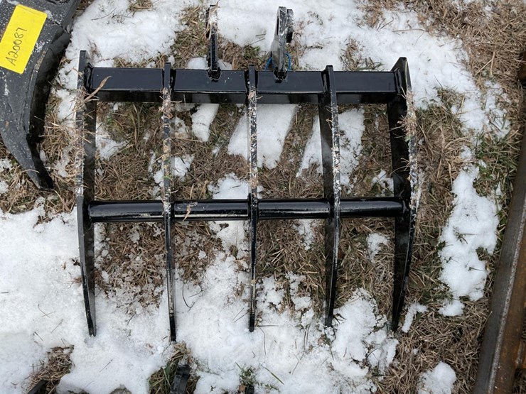 new-unused-miva-rake-mini-excavator-attachment-image-2