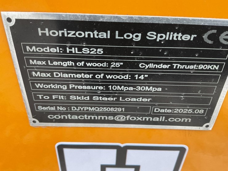 new-unused-giyi-hls25-log-splitter-skid-loader-attachment-image-3