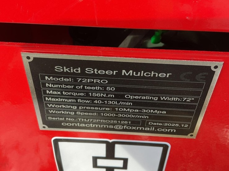 new-unused-giyi-gy-72pro-forestry-mulcher-skid-loader-attachment,-72"-wide-working-width-image-6