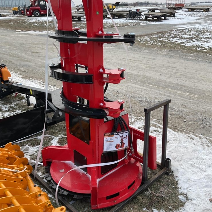 New Unused GIYI FB30 Feller Buncher Skid Loader Attachment, 30" Max Opening,