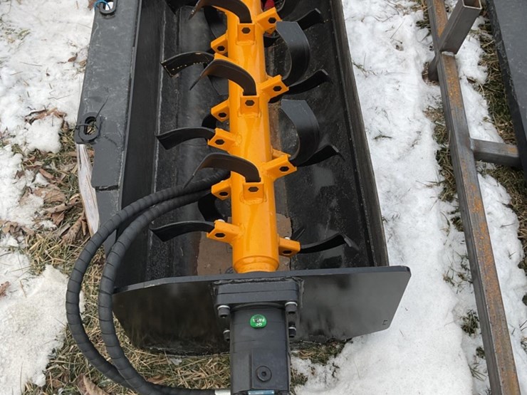 new-unused-giyi-xgj-rotary-tiller-mini-skid-loader-attachment,-40"-wide-image-5