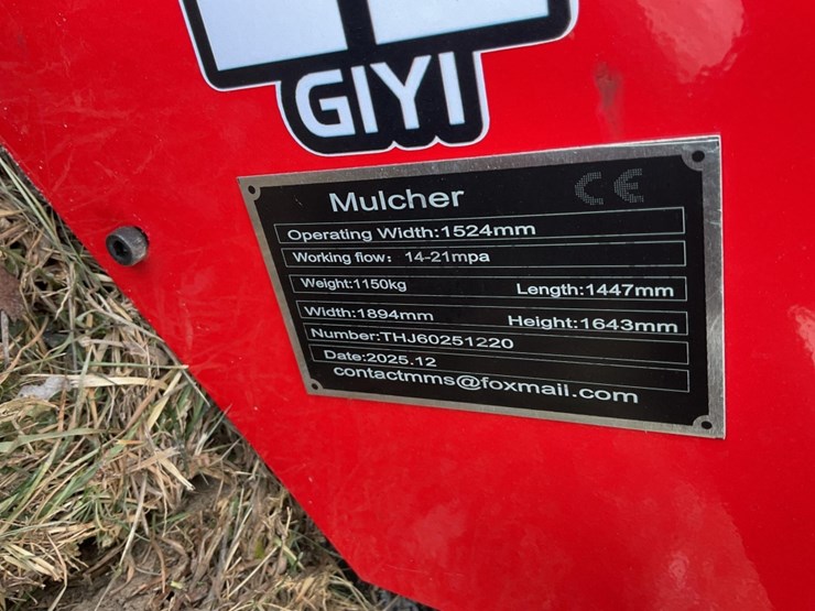 new-unused-giyi-gy-72x-forestry-mulcher-skid-loader-attachment,-72"-working-width-image-6