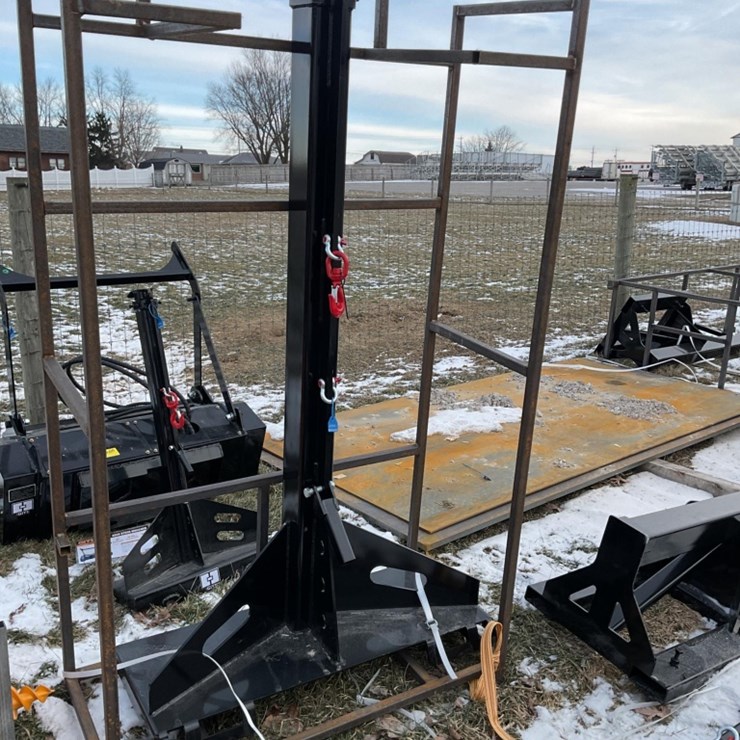 New Unused GIYI TB47 Telescopic Boom Skid Loader Attachment