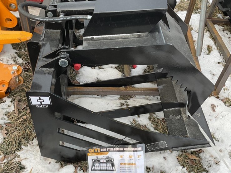 new-unused-giyi-gy-hwg72-skeleton-grabble-bucket-skid-loader-attachment,-72"-wide-image-5