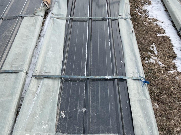 new-unused-sklp-qty-of-(50)-sheets-galvalume-steel-siding-roofing-12'-long-image-1