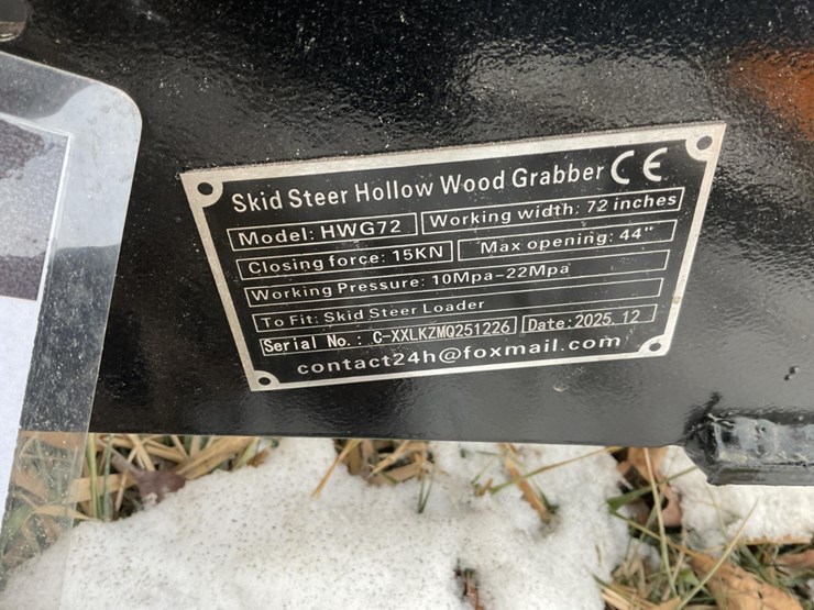 new-unused-giyi-gy-hwg72-skeleton-grabble-bucket-skid-loader-attachment,-72"-wide-image-4