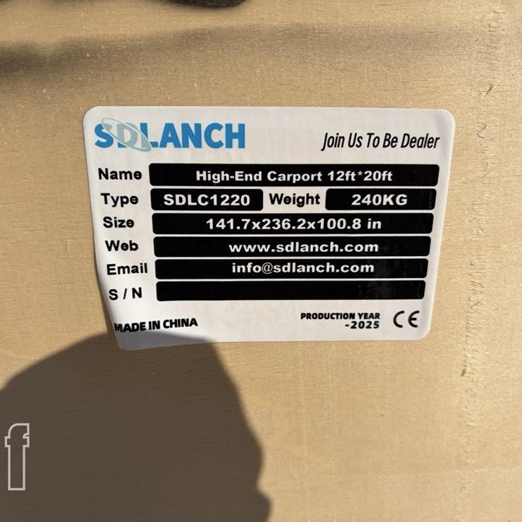 SDLANCH 12X20 CARPORT