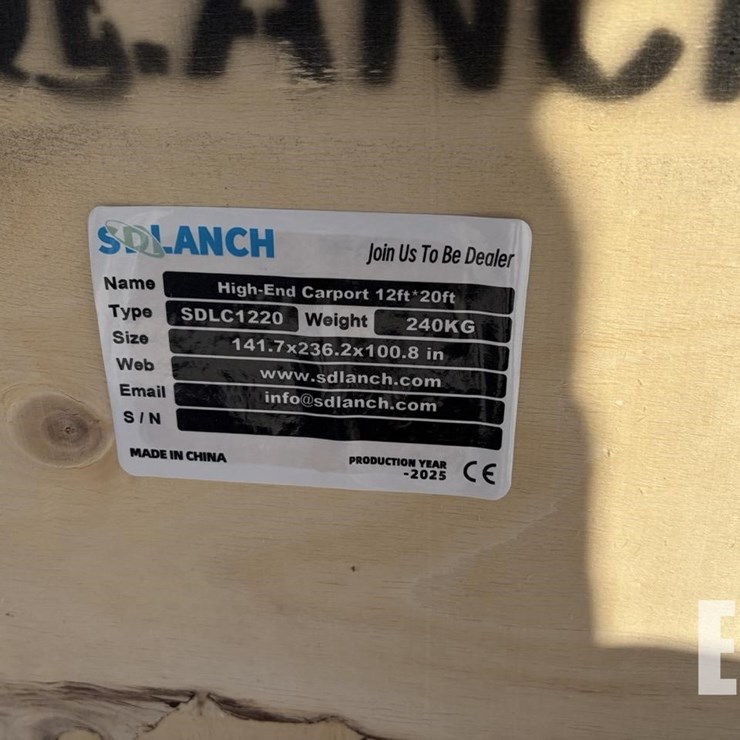 SDLANCH 12X20 CARPORT