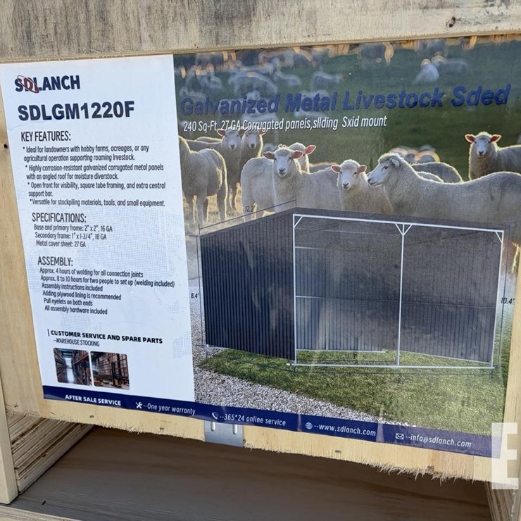 SDLANCH METAL LIVESTOCK SHED