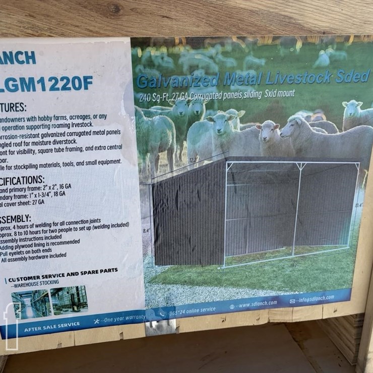 SDLANCH METAL LIVESTOCK SHED