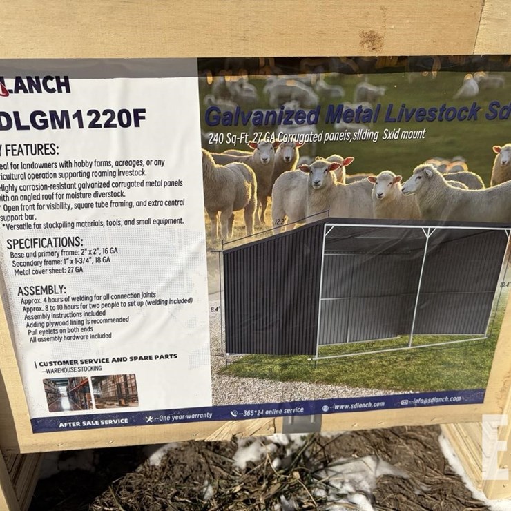 SDLANCH METAL LIVESTOCK SHED