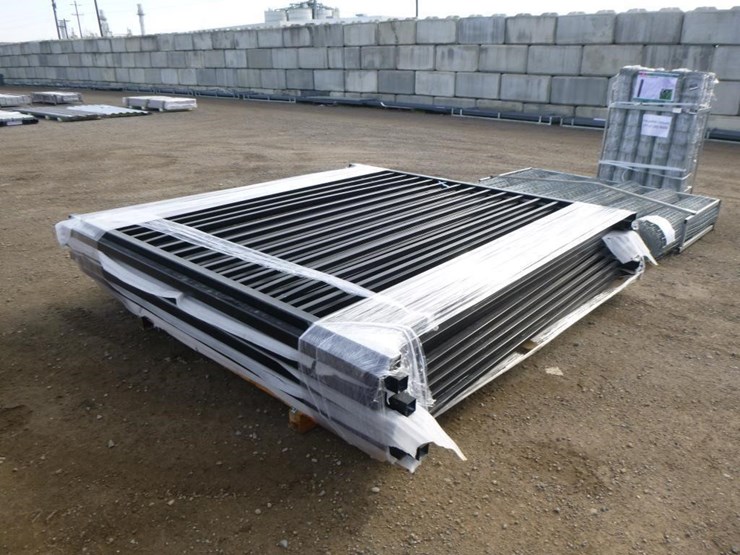 94"x94"-black-metal-fence-panels-image-1