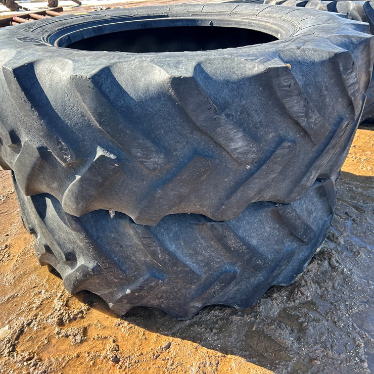 #37270 • Lot of (2) Goodyear 480/70R34 Tractor Tires