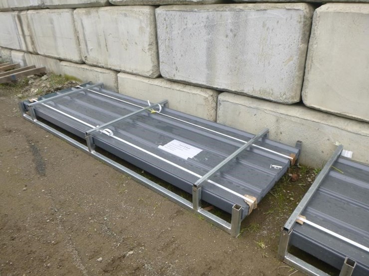 unused-10'x3'-grey-metal-roof-panels-image-1