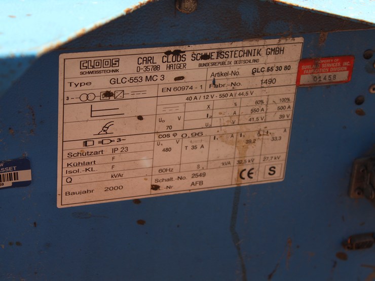 #5197-•-clous-glc-553,-mc3-electric-welder-image-4