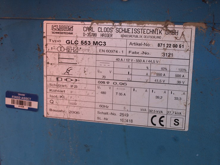 #5146-•-clous-glc-553-mc3,-electric-welder-image-7