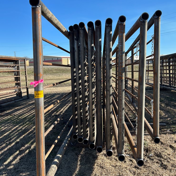 #37733 • Lot of (10) 24' Cattle Panels