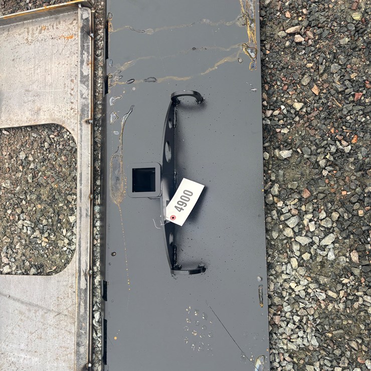 #4900 • Skid Steer Reciver Plate with Hitch Pin Holders