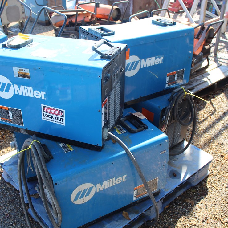 #5194 • 5 MILLER XMT 456 CC/CV ELECTRIC WELDERS