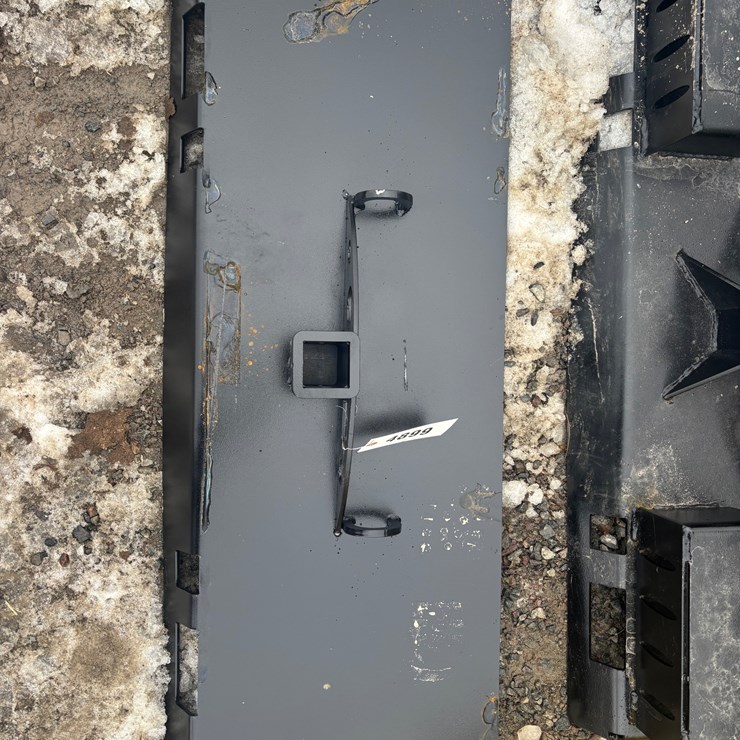 #4899 • Skid Steer Reciver Plate with Hitch Pin Holders