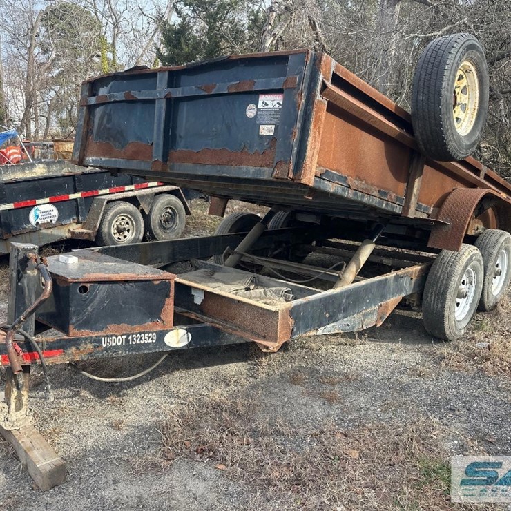 2017 BWISE DT714LPHD-14 T/A 14FT DUMP TRAILER