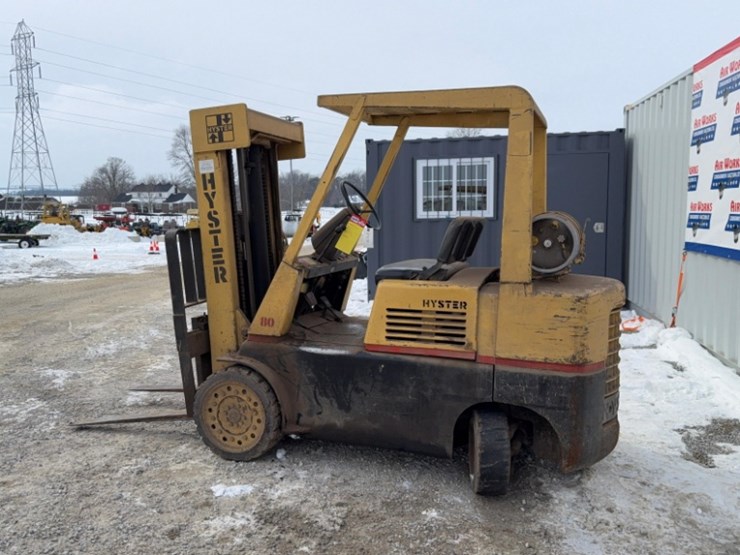 hyster-model-80,-sn#-255464-fork-lift,-lp-cushion-tire-3-mast-42"-forks-9550lb-cap-2082hrs-image-2